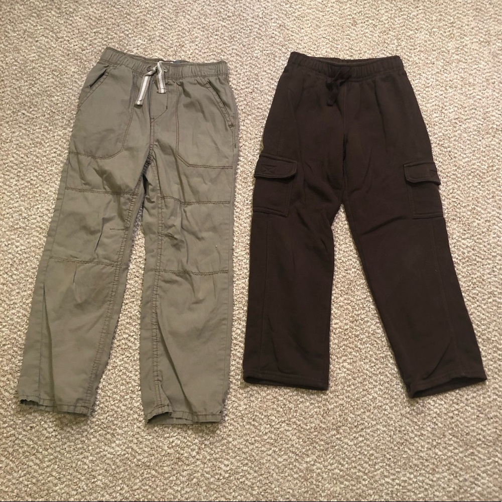 3/$20 Boys pants bundle brown and khaki